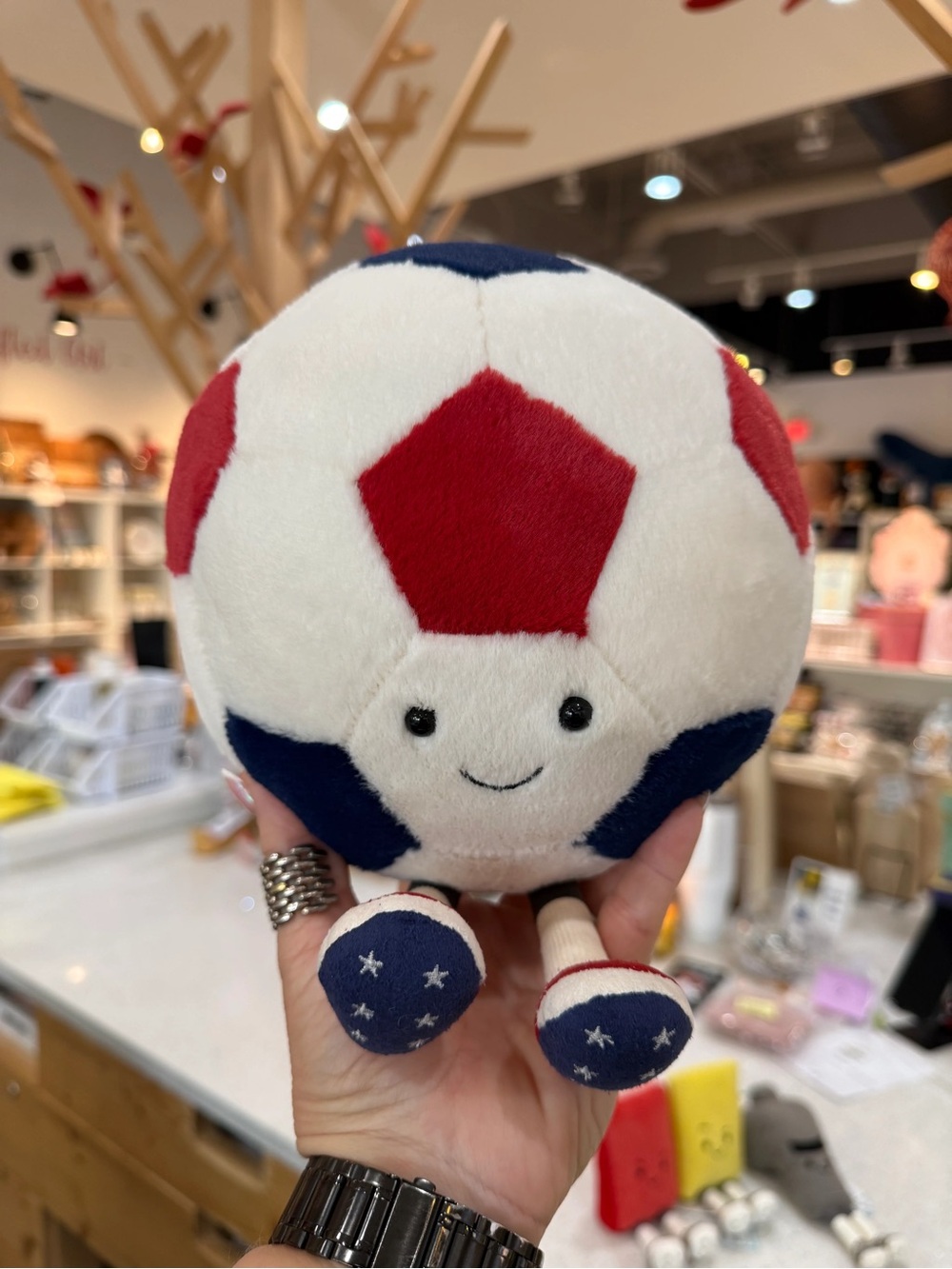 Jellycat Amuseables USA Soccer Ball